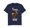 Image of Queens Are Born In June Birthday T Shirt for Black Women