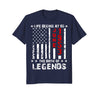 Image of Mens Life Begins At 65th Birthday T-Shirt June 1953 Legends Tee