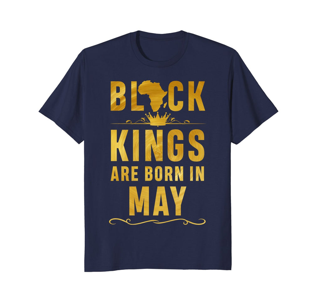 Kings Are Born In June Birthday T-Shirt for Black Men