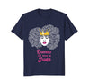 Image of Queens Are Born In June Birthday T-Shirt for Black Women