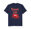 Image of Queens Are Born In June Birthday T-Shirt for Black Women