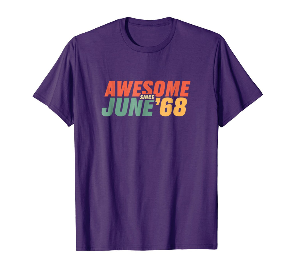 Born in June 1968 50th Birthday Gift 50 Years Old T Shirt