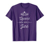 Image of Queens were born in June T-Shirt Birthday Girl Gift Tee