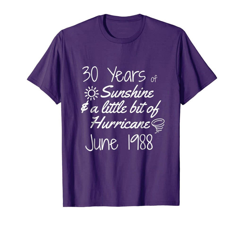 June 1988 Birthday Shirt 30th Birthday