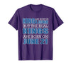 Image of Real Kings are born on June 21, Birthday Shirts