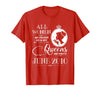 Image of Queens Are Born In June 2010 Shirt - 8th Birthday Gift Tee