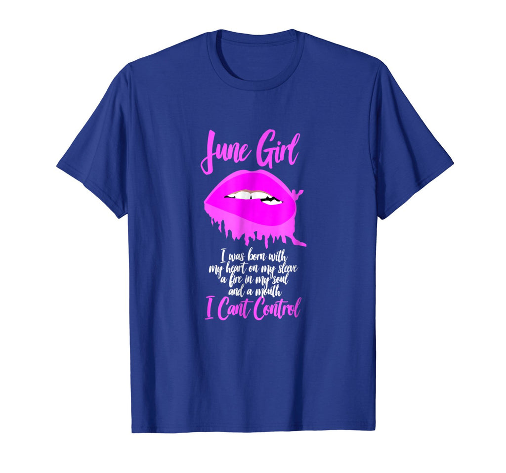 June Girl: Funny Women Ladies Birthday Party T-Shirt