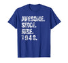 Image of AWESOME since June 1948 - 70 Years old 70th Birthday T-shirt