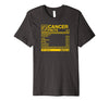 Image of cancer facts born in June &amp; July birthday zodiac t-shirt