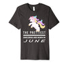 Image of Unicorns are Born in June Cute TShirt Birthday Gift