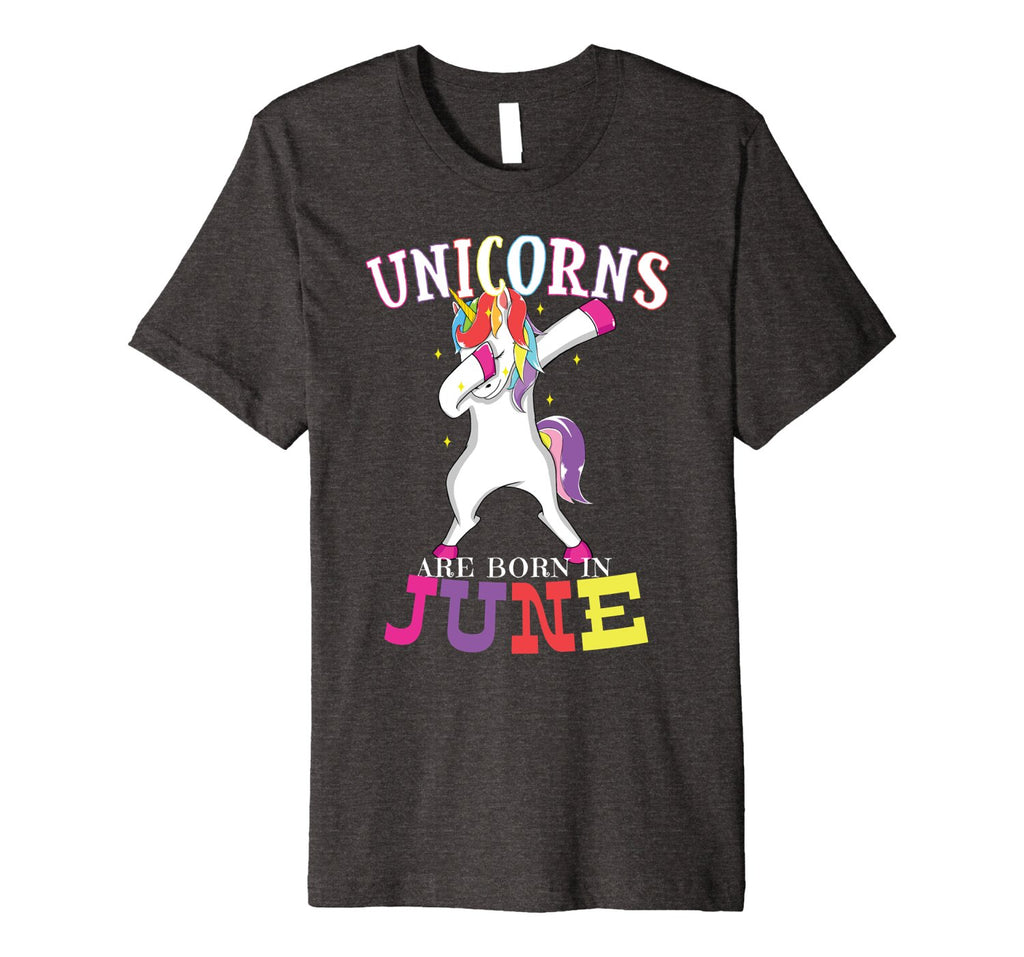 June Birthday Funny Dabbing Unicorn Lover T-shirt Gift
