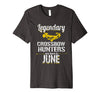 Image of Crossbow Hunter June Birthday Premium T Shirt Gift