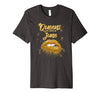 Image of Queens Are Born In June Birthday T-Shirt for Black Women