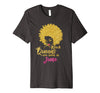 Image of Black Queens Are Born In June Birthday T-Shirt for Women
