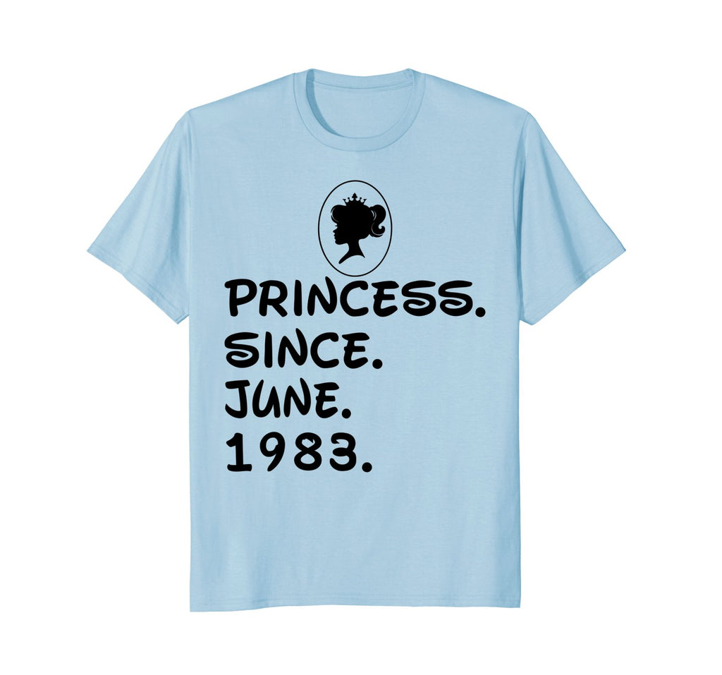 Princess Since June 1983 T-shirt 35th Birthday Gifts