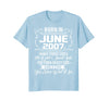 Image of June 2007 Birthday I Have Three Sides Sweet Fun Crazy Shirt