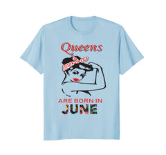 Best Queens Birthday Are Born In June Girl T-Shirt
