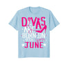 Image of Divas Are Born On June 9th T-shirt Gemini Cancer Birthday