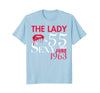 Image of Funny 55th Birthday Shirts | The Lady is 55 Since June 1963