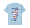 Image of Unicorns are Born in June T Shirt Unicorn Rainbow Birthday