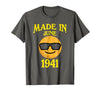 Image of Made In June 1941 77th Years Old 77 Birthday Shirt Gifts