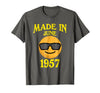 Image of Made In June 1957 61st Years Old 61 Birthday Shirt Gifts