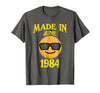 Image of Made In June 1984 34th Years Old 34 Birthday Shirt Gifts