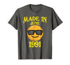 Image of Made In June 1991 27th Years Old 27 Birthday Shirt Gifts