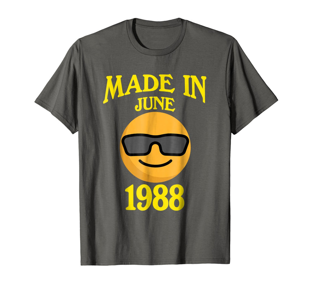 Made In June 1988 30th Years Old 30 Birthday Shirt Gifts