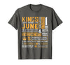 Image of Kings Are Born On June T-shirt Birthday In June Birth Month