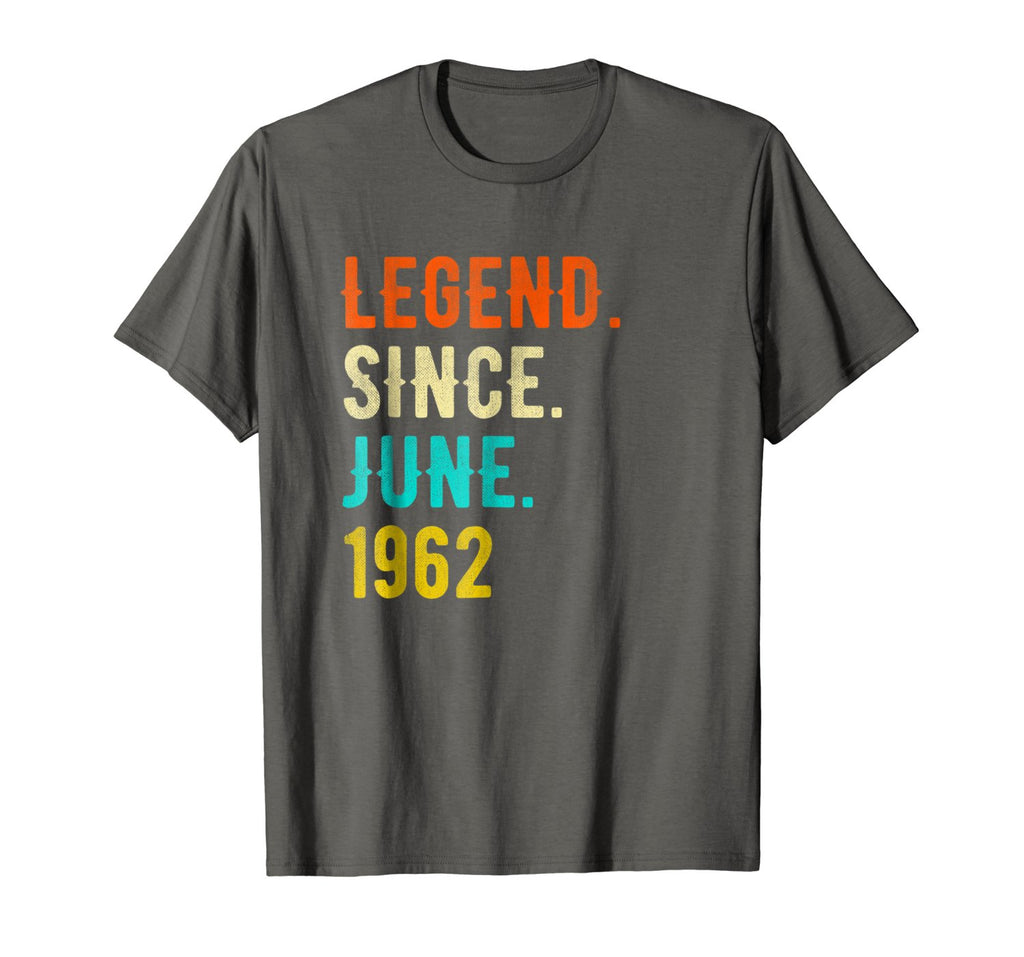 Legend Since June 1962 Vintage - 56th Birthday Gift T-Shirt