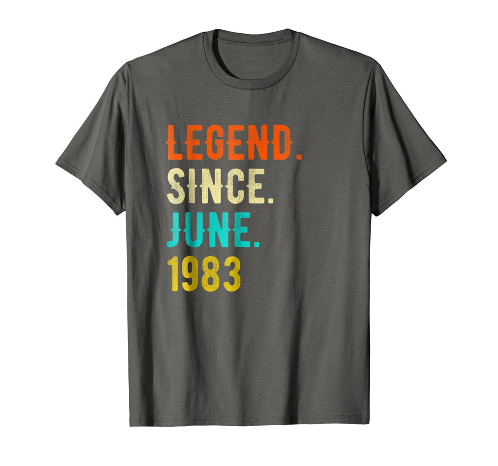 Legend Since June 1983 Vintage - 35th Birthday Gift T-Shirt