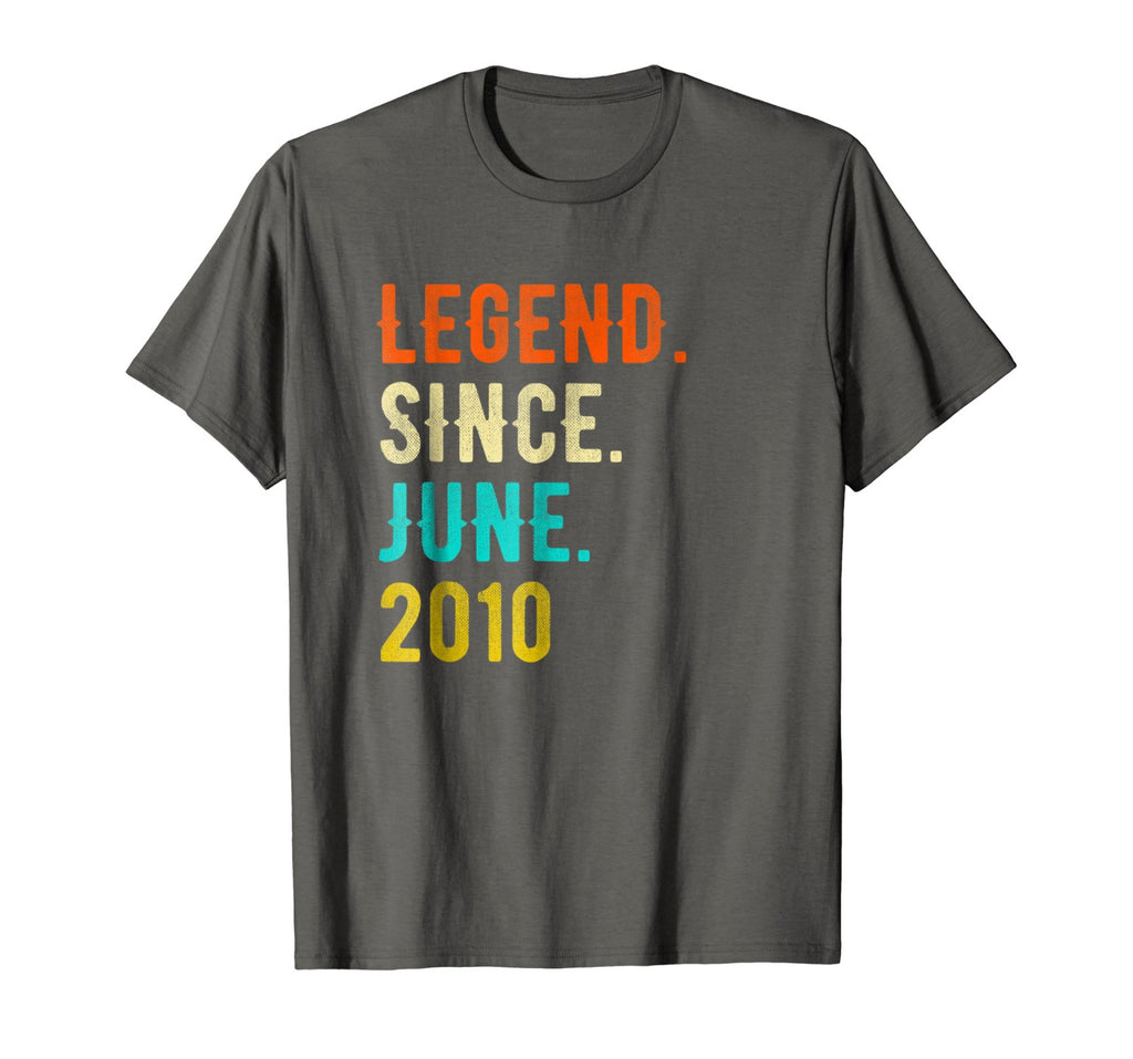 Legend Since June 2010 Vintage - 8th Birthday Gift T-Shirt