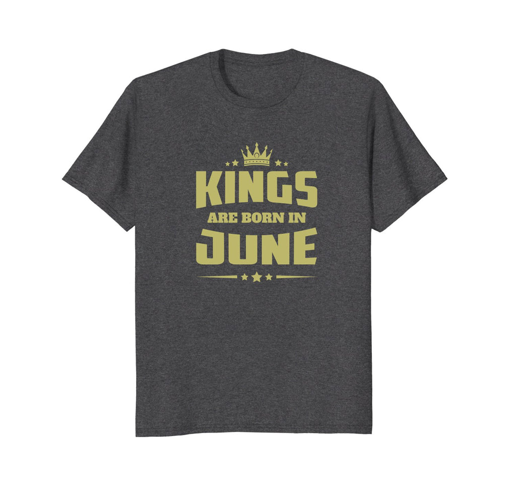 Kings Are Born In June | Birthday Celebration T-shirt