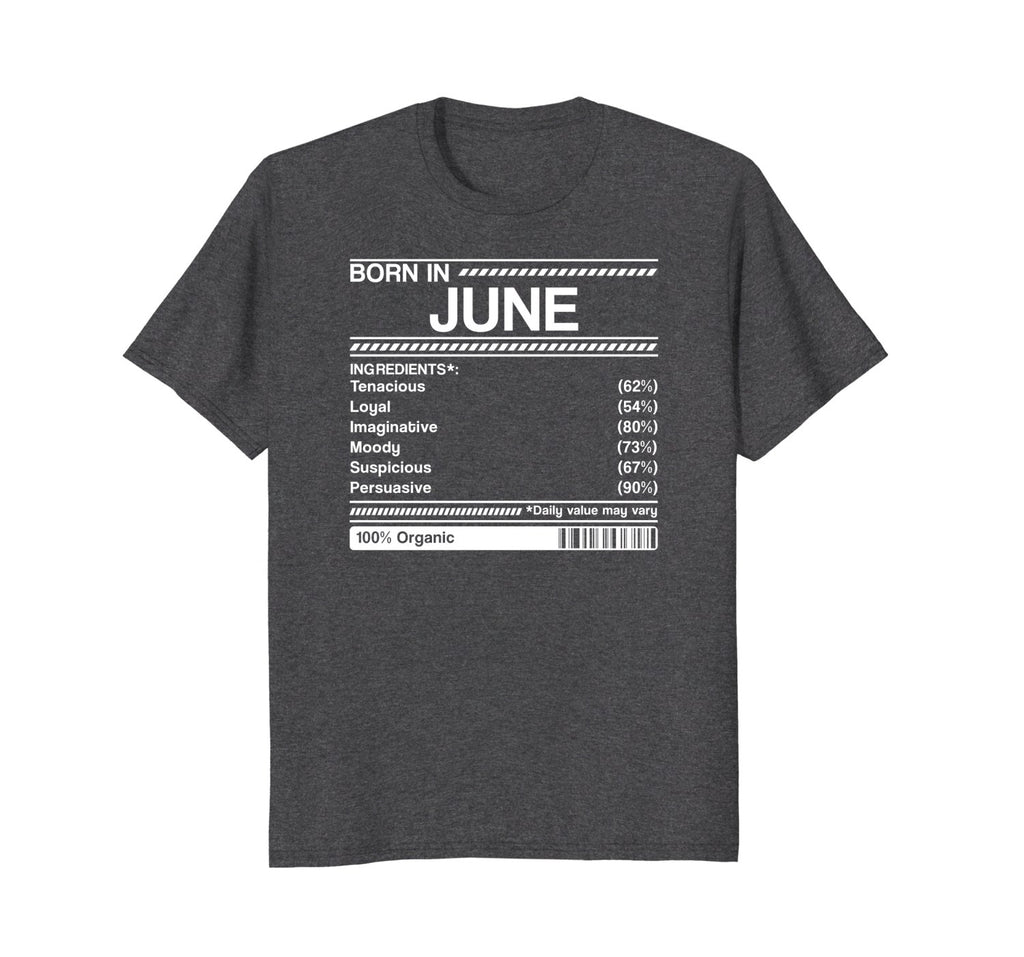 born in june birthday facts gift t-shirt