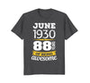 Image of June 1930 88 years of being awesome 88th Birthday T-Shirt