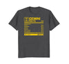 Image of gemini facts born in May &amp; June birthday zodiac t-shirt
