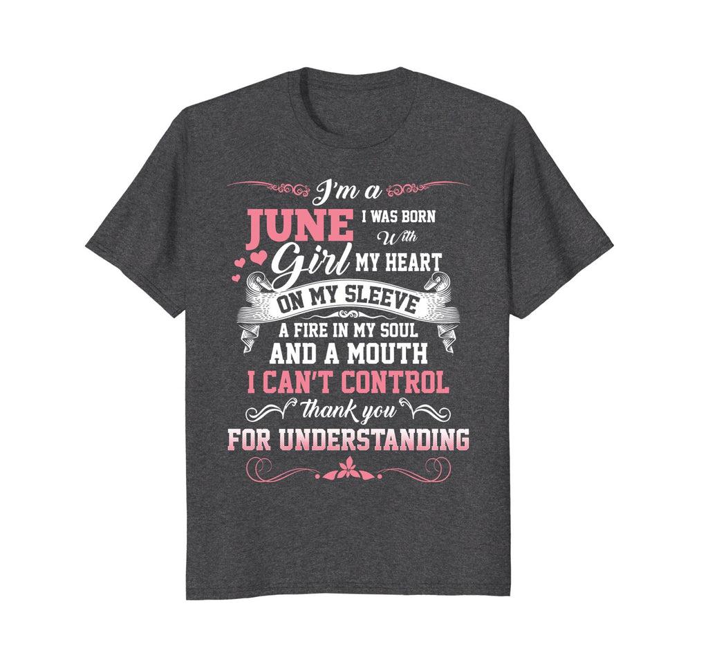 June Girl T Shirt Special Gift For Birthday Shirt