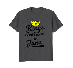 Cool King T shirt Gifts Ideas for Birthday in June Graphic