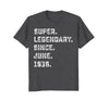 Image of Super Legendary Since June 1936 82nd Year Birthday Shirt