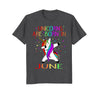 Image of Unicorns Are Born In June Funny Birthday T-Shirt