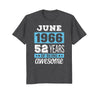 Image of June 1966 - 52nd Birthday T-Shirt Gift