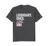 Image of Legendary Since JUNE 2001 T-Shirt 17th funny birthday Shirt