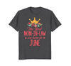 Image of Birthday Gift The Best Mom-in-law are born in June T-Shirt