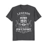 Image of Legends Were Born In June 1971-47th Birthday Gift Shirt