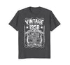 Image of Awesome Vintage Since June 1958 T-Shirt 60th Birthday Gift