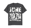 Image of 40th Birthday Gifts - June 1978 The Legend Begins Tee Shirt