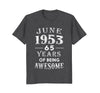Image of June 1953 Shirt-65th Birthday Gift Ideas For Men, Women