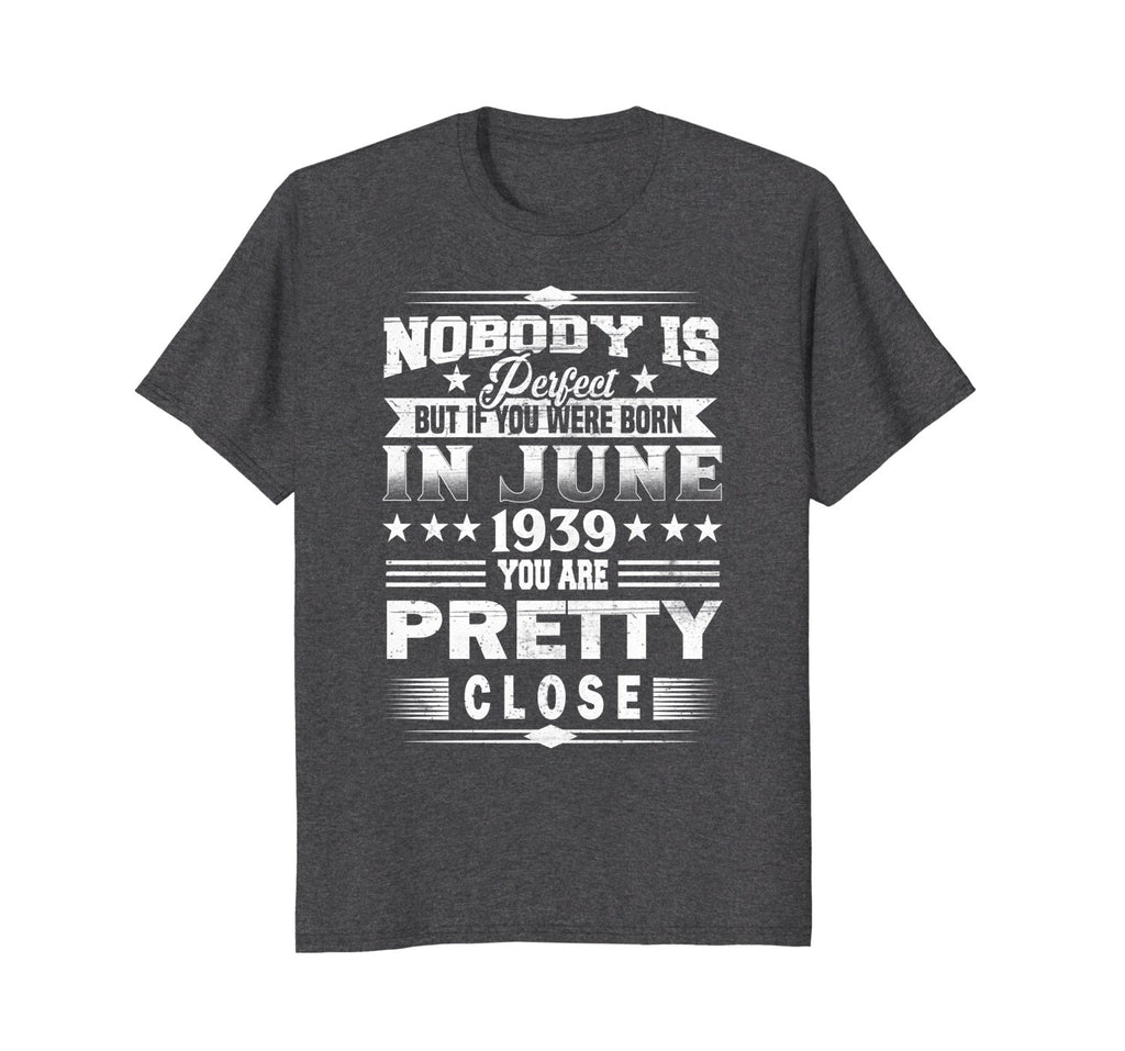 Made In June 1939 Vintage 79th Birthday Gift Tshirt