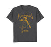 Image of Mermaids Are Born In June. Gold Birthday Present T-Shirt